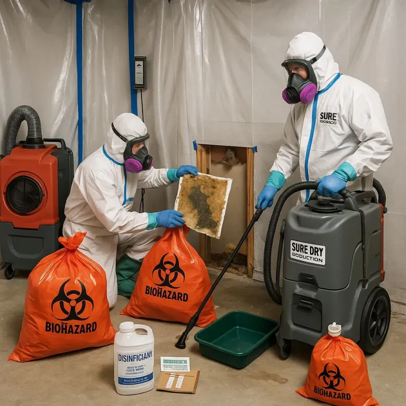 Contaminated Water Handling Protocols process in Morrow County, OH
